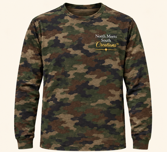 North Meets South Compass Camo Long Sleeve