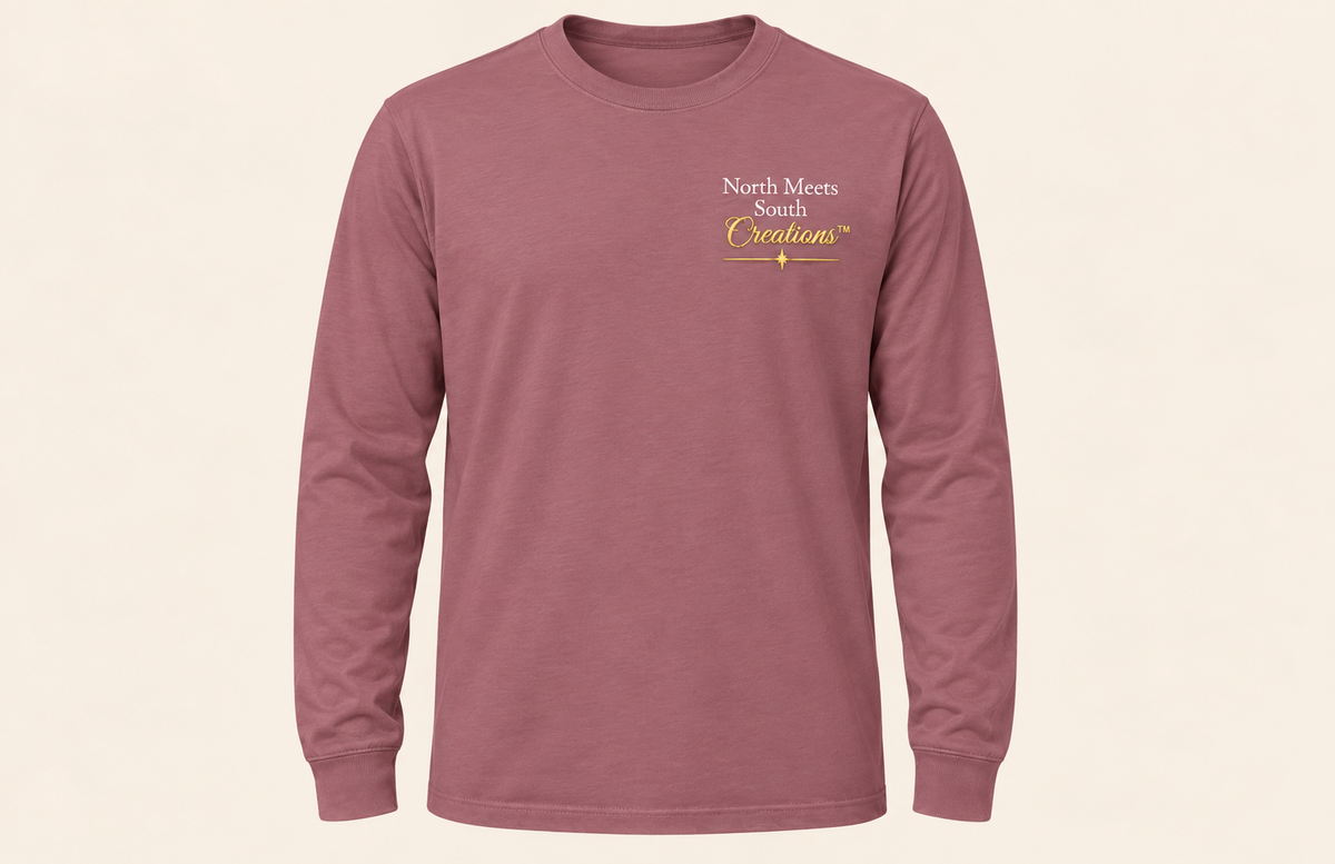 North Meets South Compass Long Sleeve - Mauve