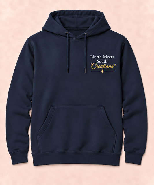 North Meets South Compass Hoodie - Navy